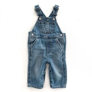 Baby Gap Organic Cotton Denim Overalls 6-12 Months